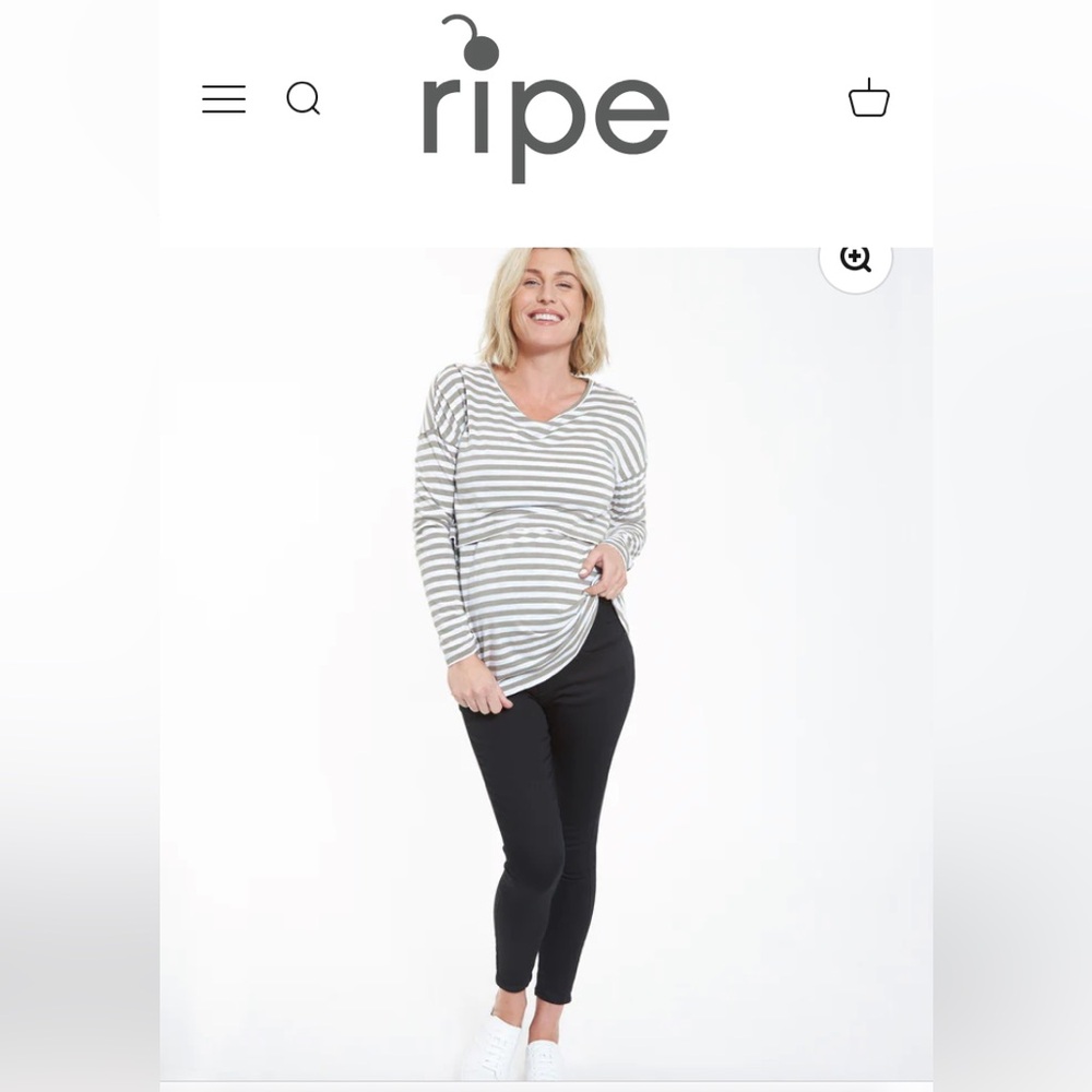 NWT Ripe maternity jeans rebel ankle grazer